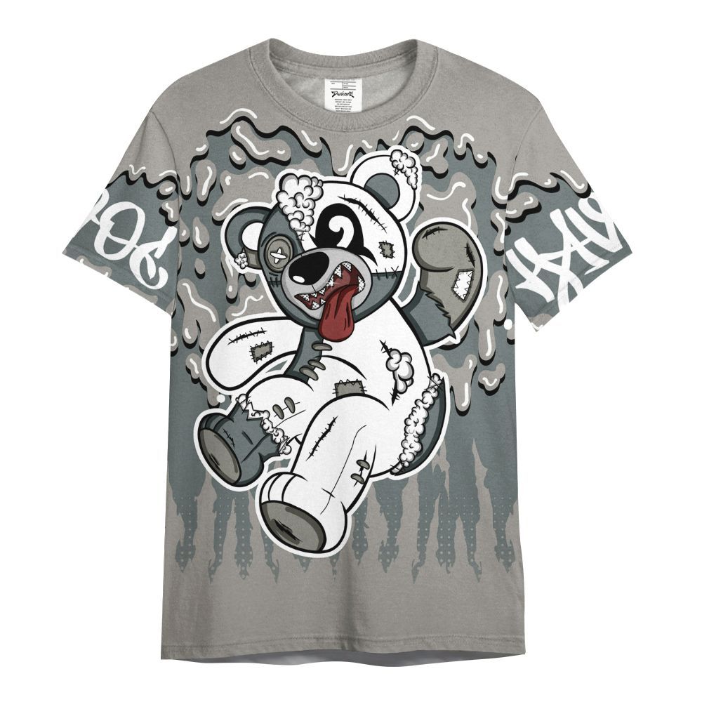 Shirt To Match Cool Grey 9s - Havok Bear Dripping All Over Print