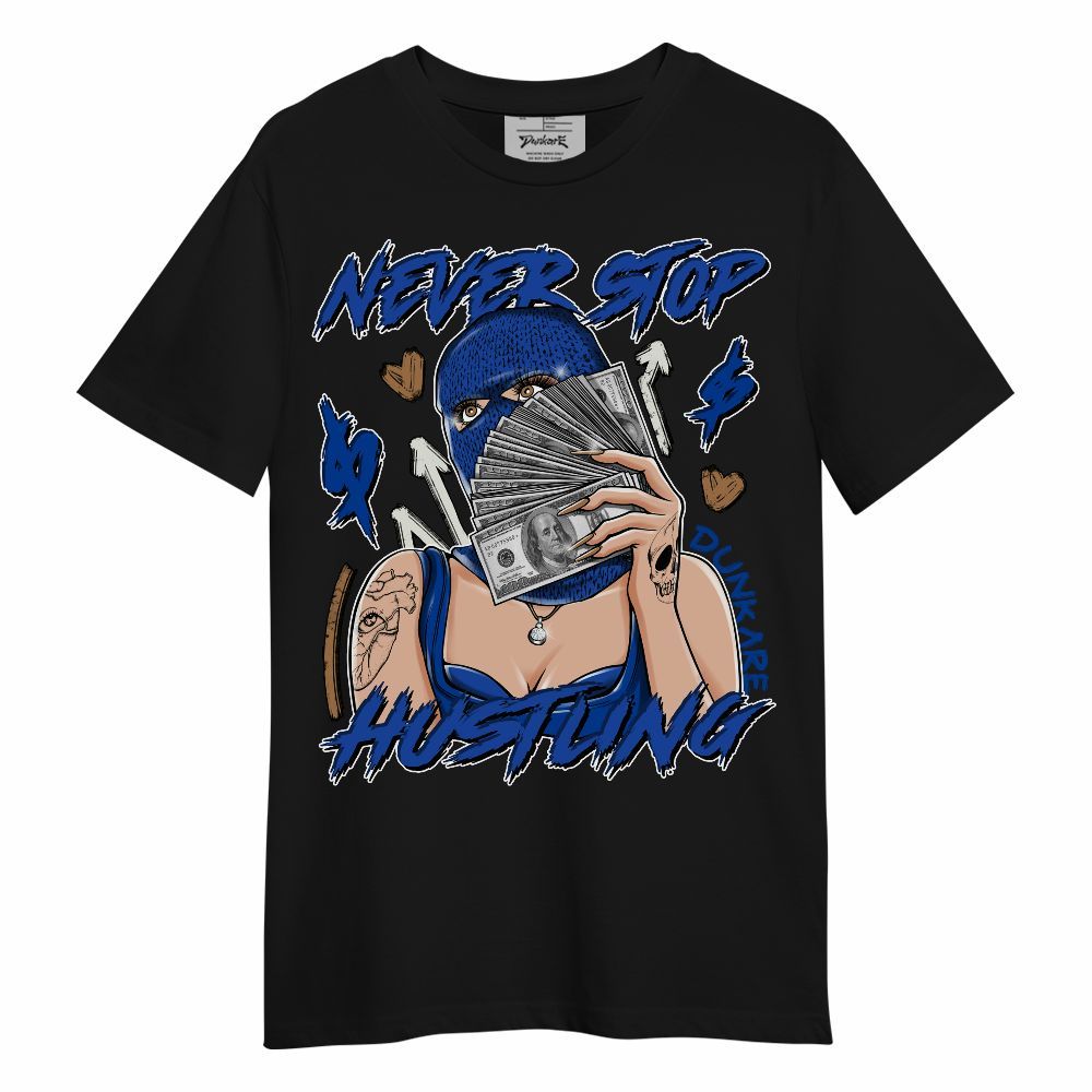 Shirt To Match Dunk High Racer Blue - Hustling Unique Unisex Shirt