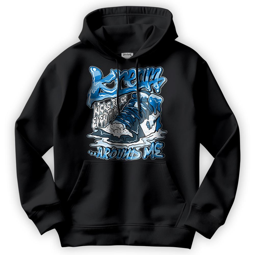 Sweatshirt To Match Industrial Blue 4s Hoodie - Kreamy Graphic Hoodie Unisex