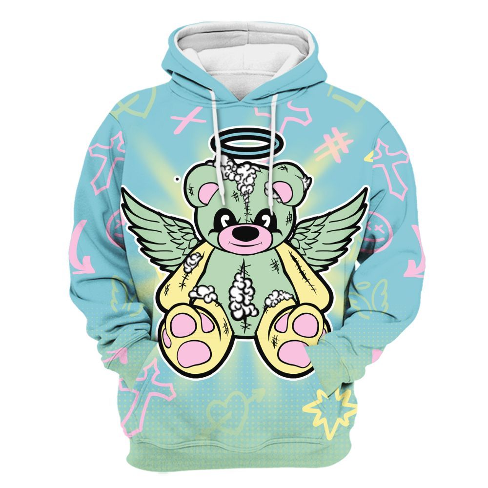 Hoodie To Match SB Dunk Low Visty - Gods Guides Me Bear Graphics All Over Print