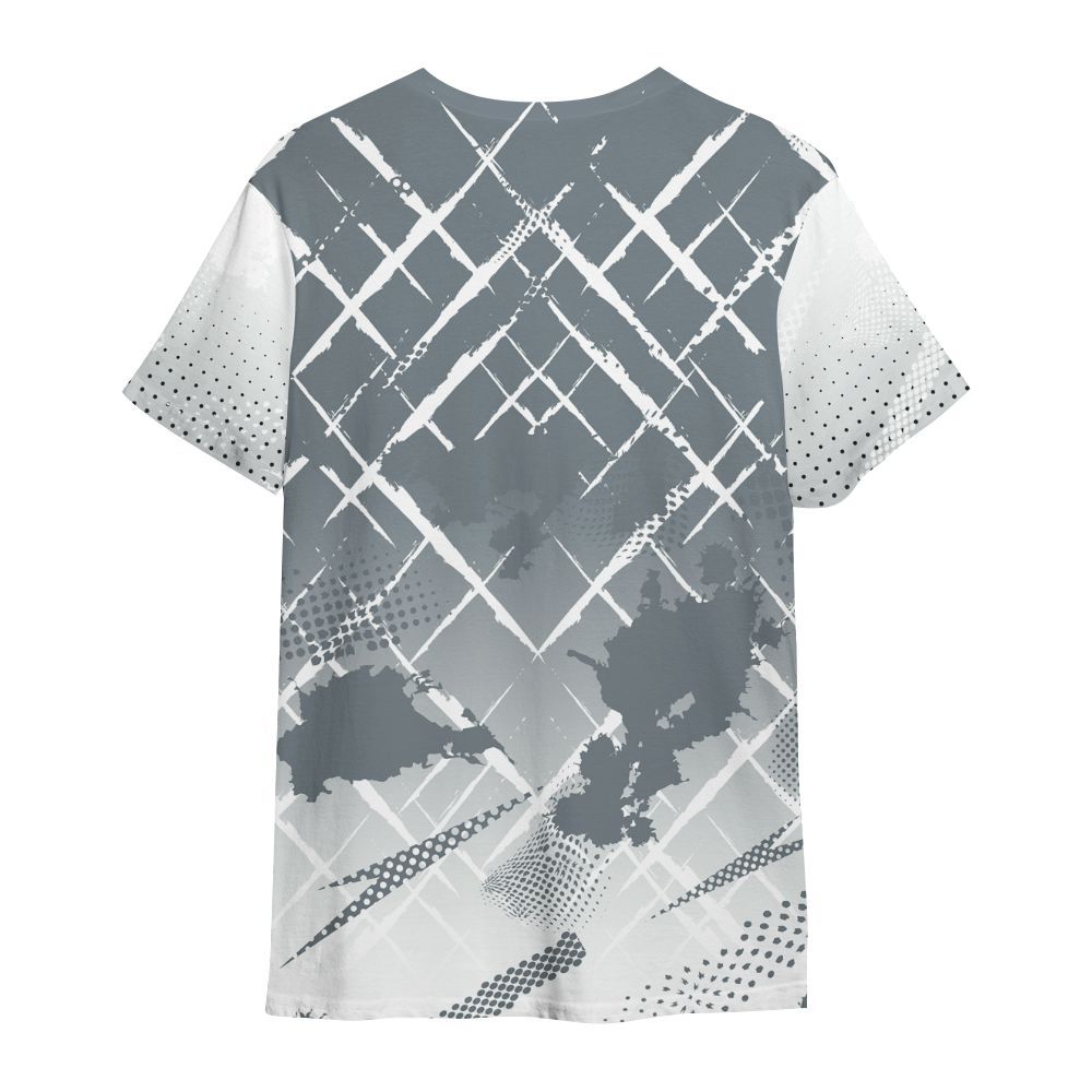 Shirt To Match Wolf Grey 13s - Halftone Stand Business Dripping All Over Print