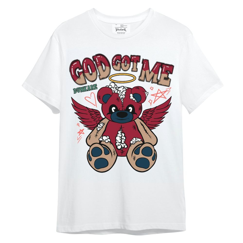 Shirt To Match Mid Multi Color 2022 1s - Gods Guides Me Bear Unisex Shirt