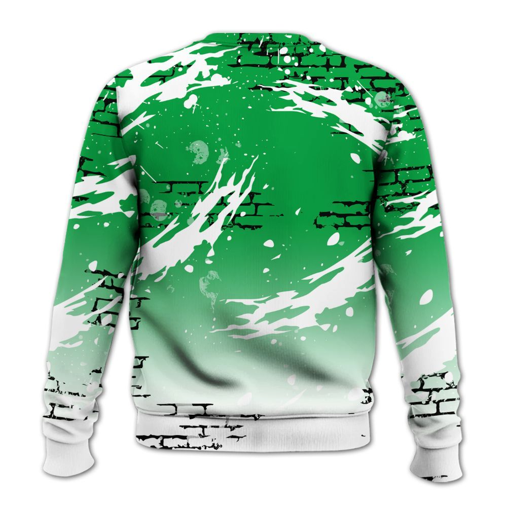 Sweatshirt To Match Low Lucky Green 1s - Values Of Loyalty Drip All Over Print
