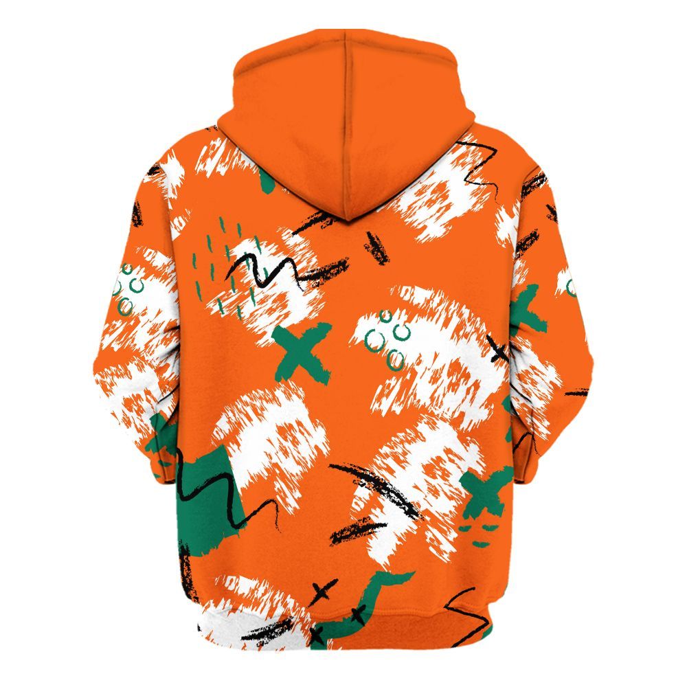 Hoodie To Match SoleFly Sail Gorge Green 3s - Hustle Grind Pray Graphic Street Style All Over Print