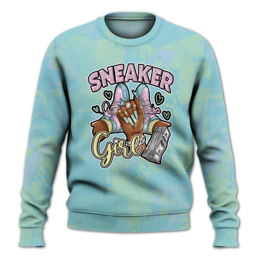 Sweatshirt To Match SB Dunk Low Visty - Sneakerz Girlz Heart Grunge All Over Print