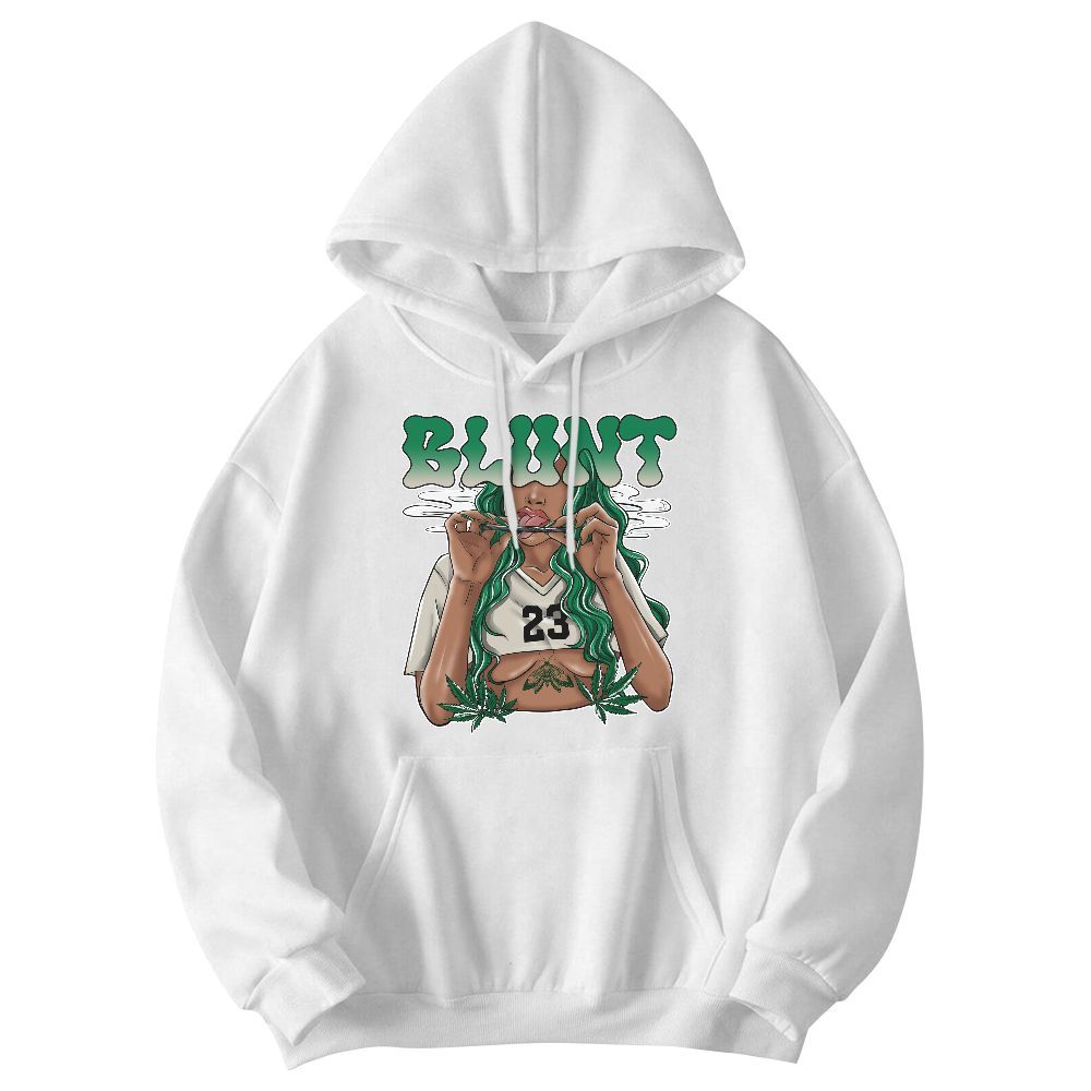 Sweatshirt To Match Lucky Green 2s - Bluntz Unique Graphic