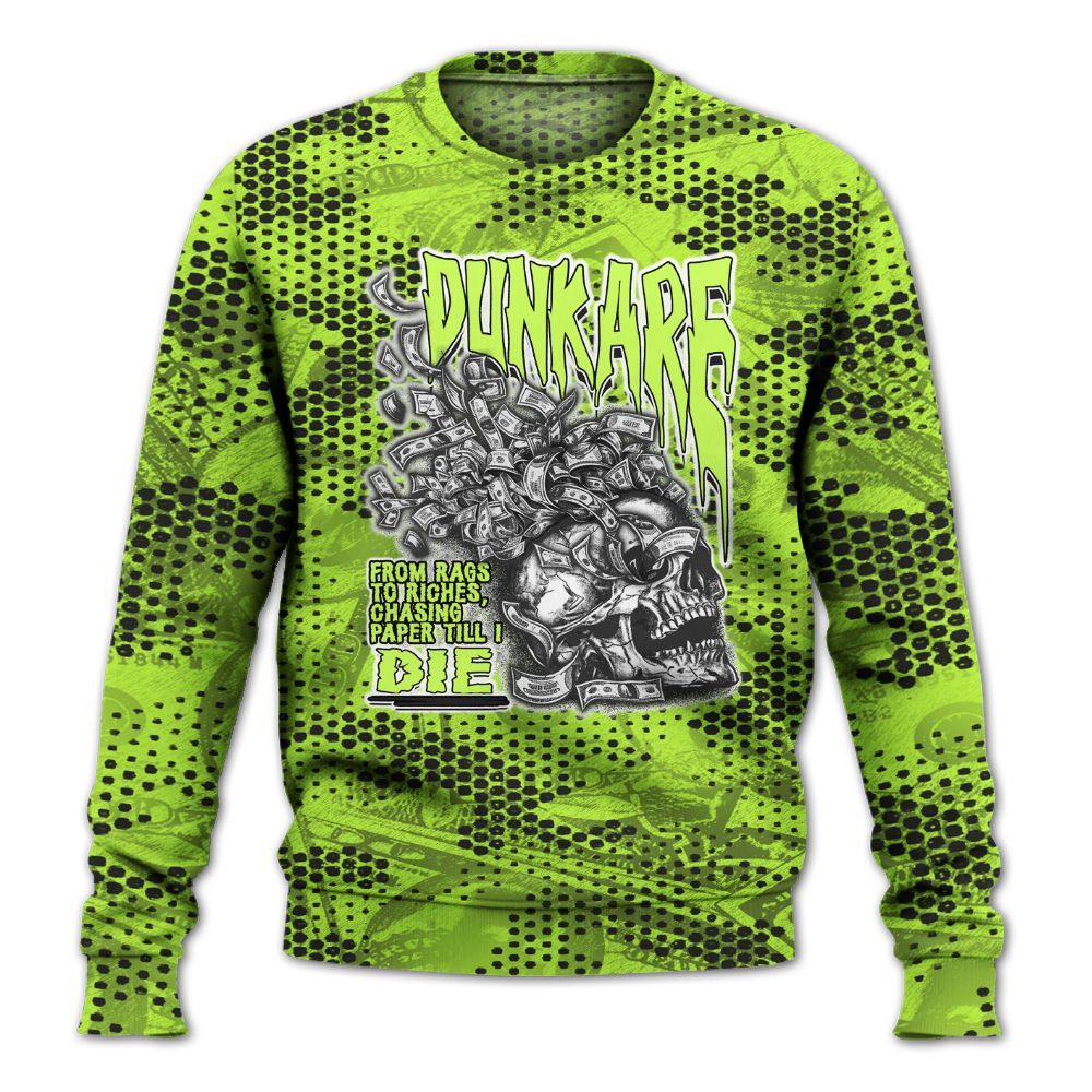 Sweatshirt To Match Air Force 1 Low Dance Volt - From Rags To Riches All Over Print