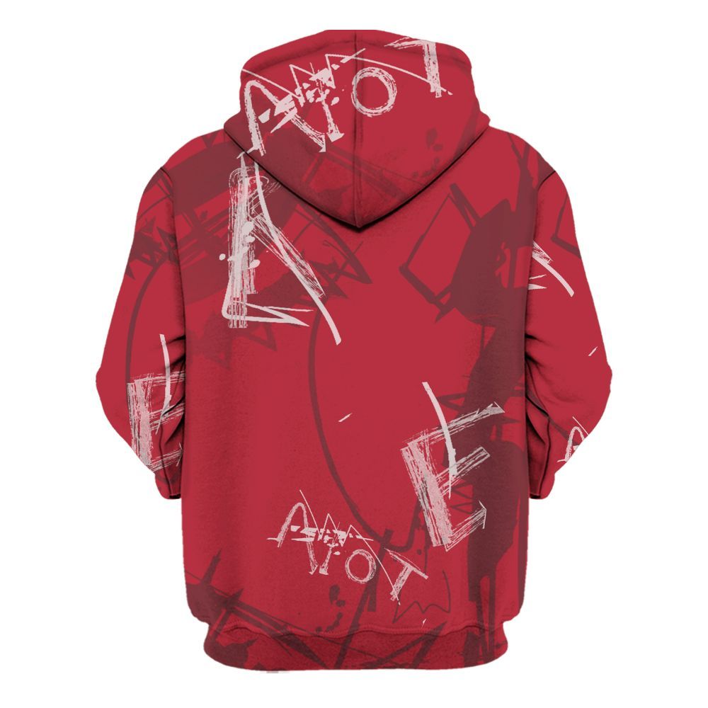 Hoodie To Match Black Toe 14s - Seeya Skeleton Messyz All Over Print