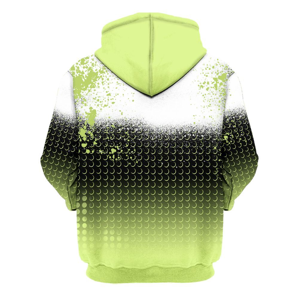 Hoodie To Match Air Max SNDR Volt - Halftone Time Is Money All Over Print