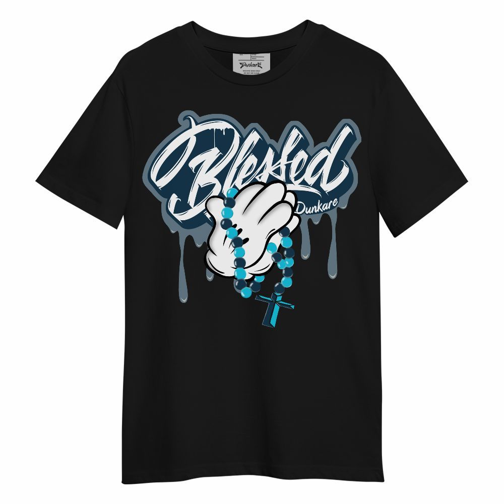 Shirt To Match Air Navy Baltic Blue - God Blessed Drip Unisex Shirt