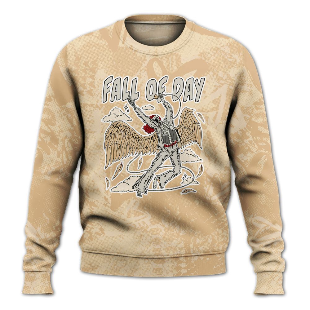 Sweatshirt To Match Dunk Low Strawberry Waffle - Fall Of Days Skeleton Heart All Over Print
