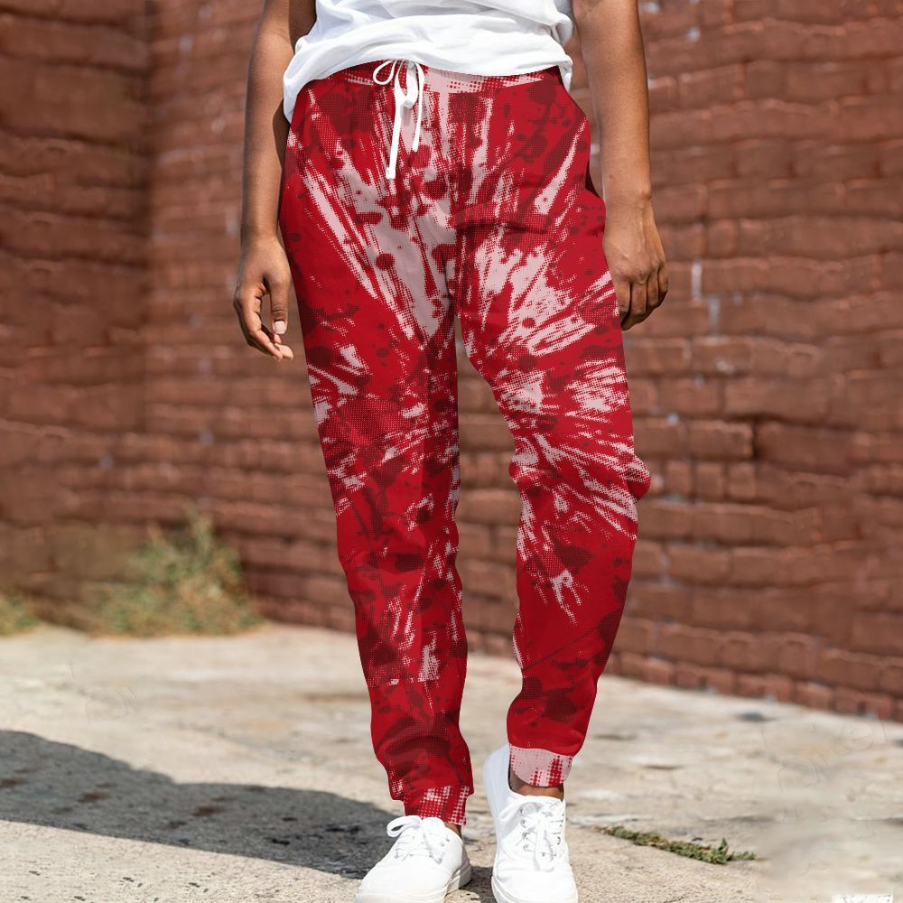 Sweatpant To Match Bred Velvet 11s - Luxury All Over Print