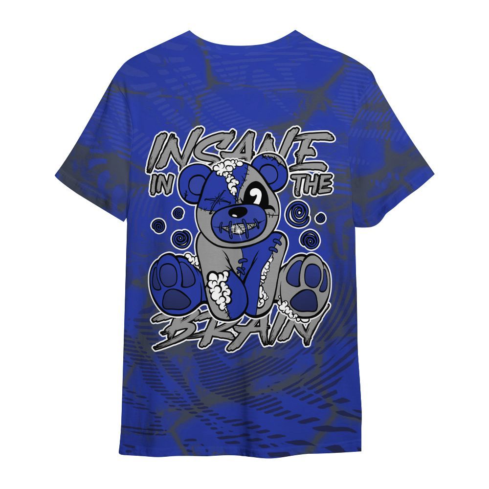 Shirt To Match Air Max Plus Black Racer Blue - Insanes Bear Fume All Over Print