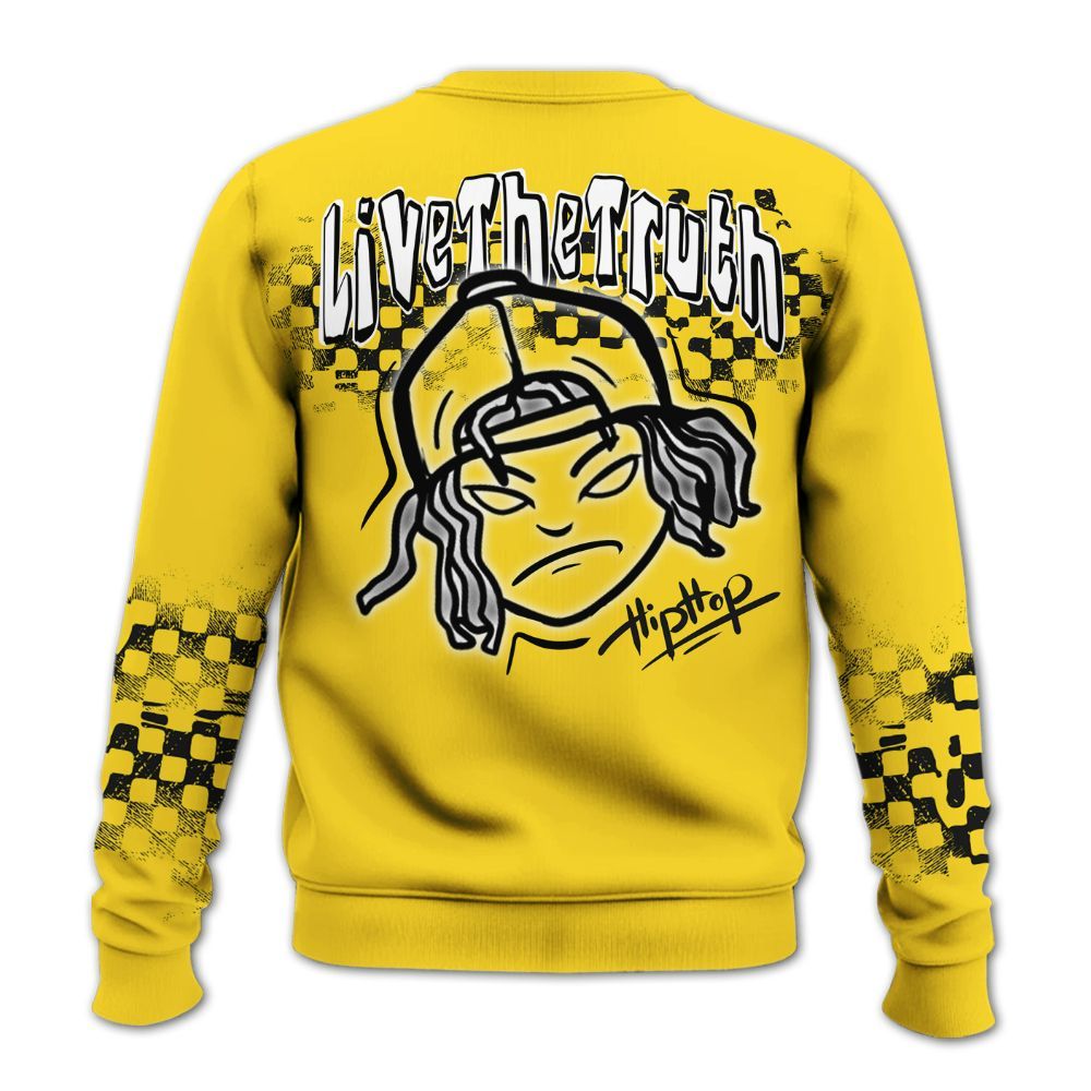 Sweatshirt To Match Retro Thunder 4s - Feel Life Street Style All Over Print