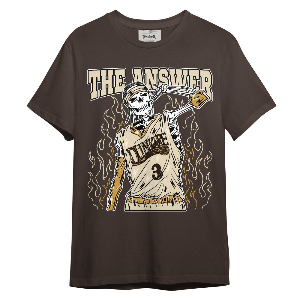 Shirt To Match 2025 Retro Earth 5s Shirt - Allen The Answer Skeleton Graphic