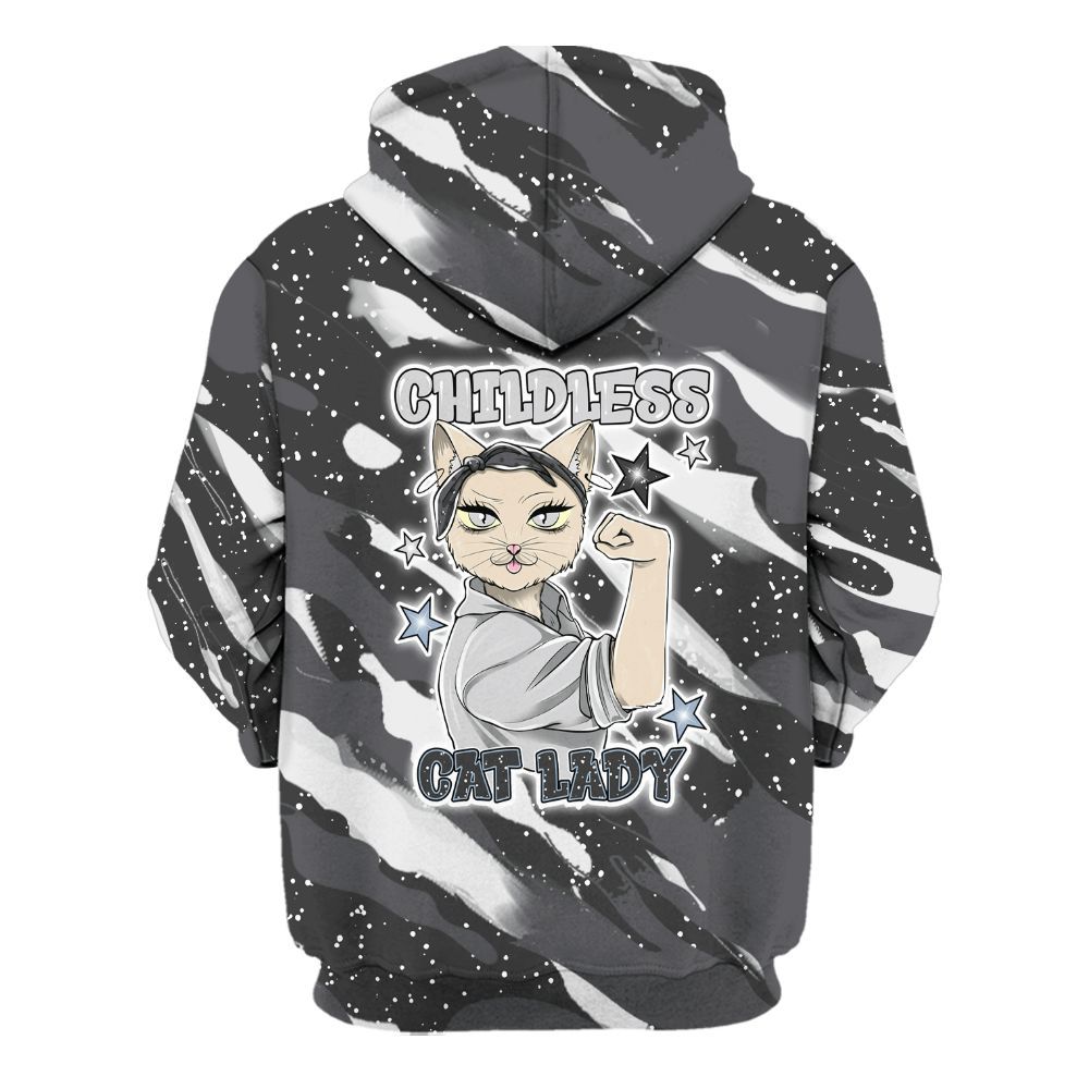 Hoodie To Match Reverse Oreo 6s - Childless Kat Lady All Over Print