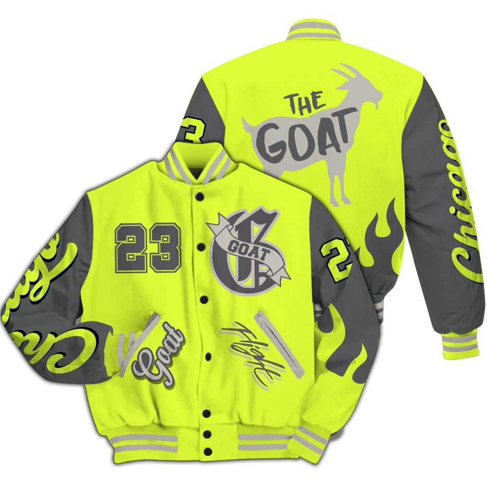 Varsity Jacket To Match 95 OG Big Bubble Neon 2026 - The G.O.A.T Streetwear All Over Print