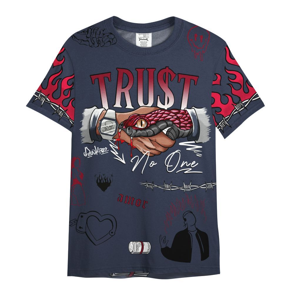 Shirt To Match OG Low Howard University 2026 1s - Snake Trust No One All Over Print