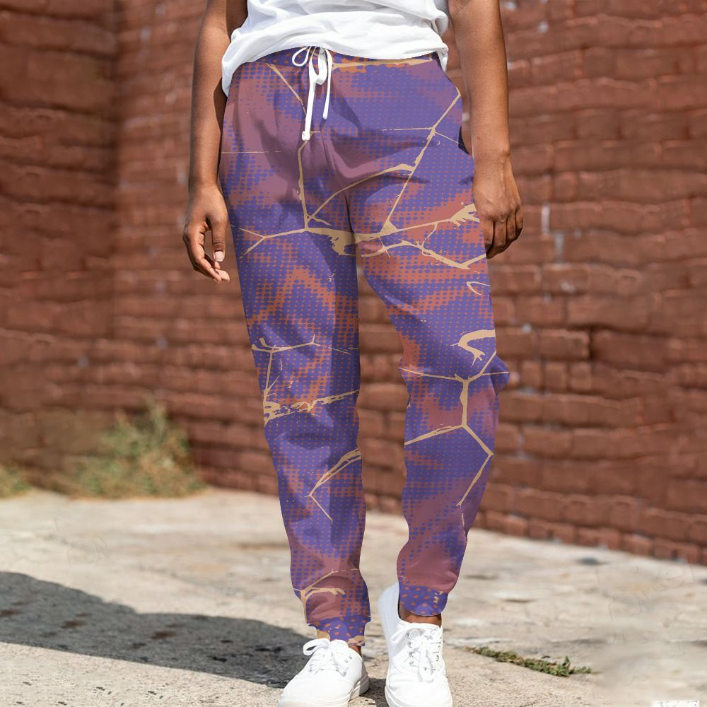 Sweatpant To Match Book Sunset 1s - Crack Graphic All Over Print