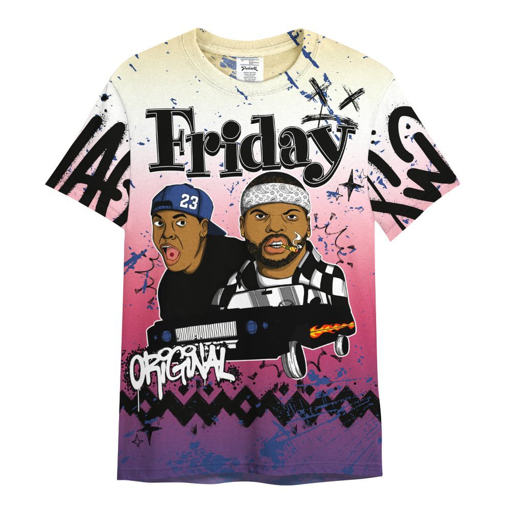 Shirt To Match Air Griffey Max Los Angeles 1s - Friday Sneaker Crayon All Over Print