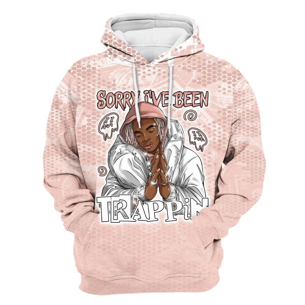 Hoodie To Match Low Legend Pink 11s - Trappin' Banknote All Over Print