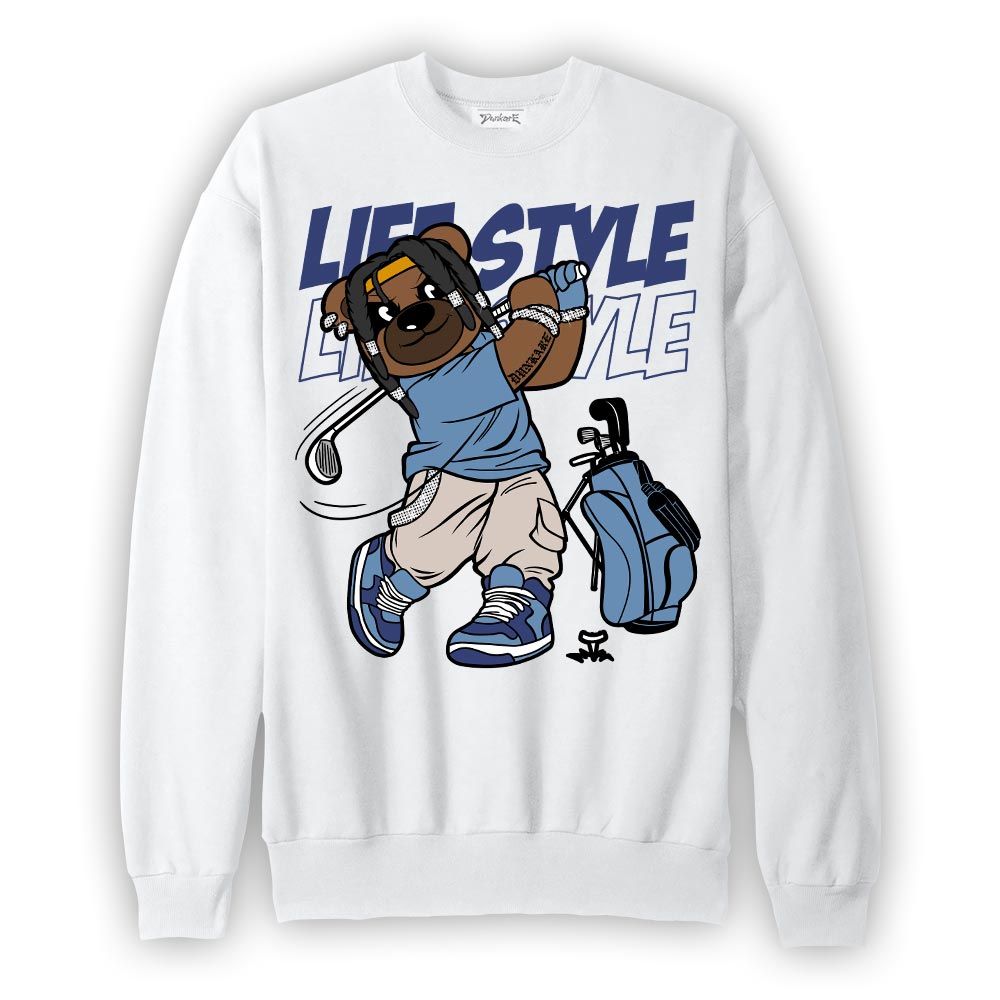 Sweatshirt To match High OG First In Flight 1s Sweatshirt - Way Of Living Bear Graphic