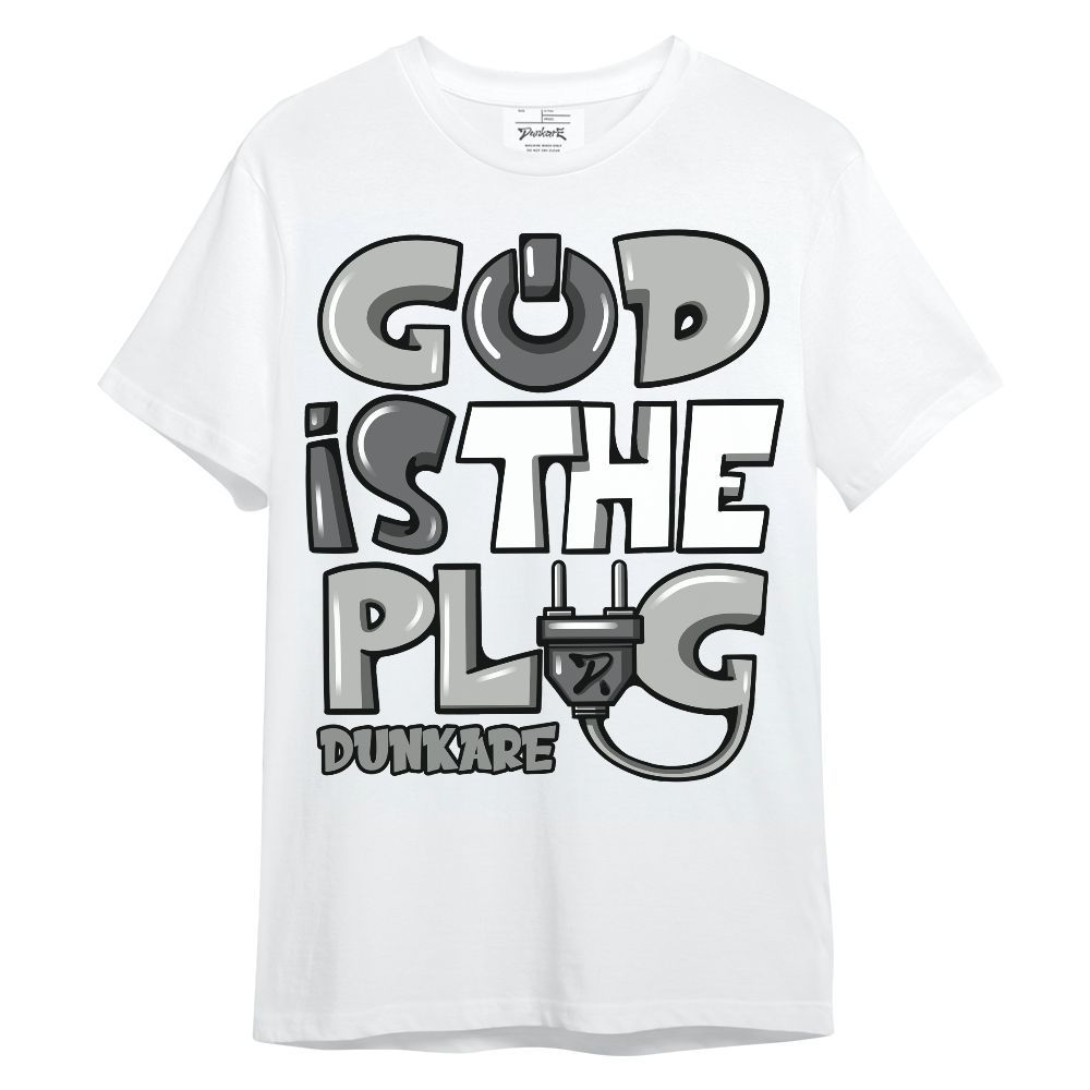 Shirt To Match Retro Wet Cement 4s - God Is The Power Cord Unisex Shirt