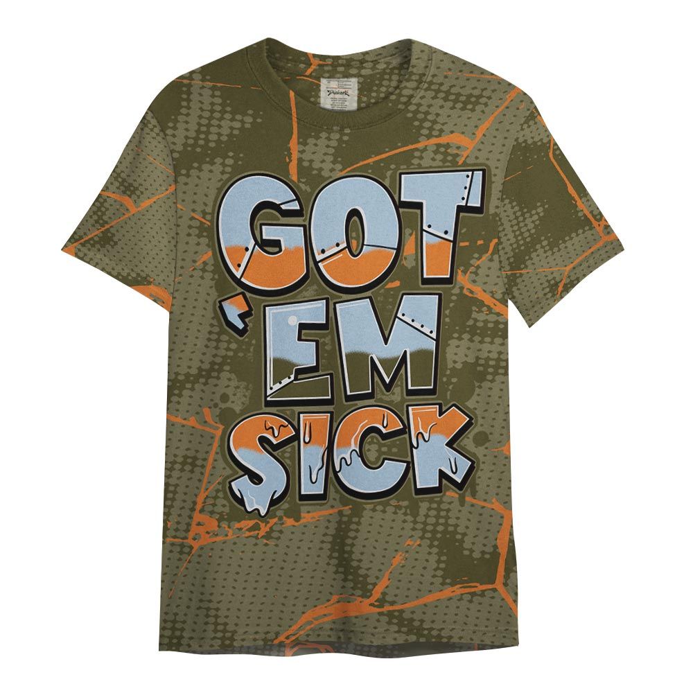 Shirt To Match Olive 5s - Gotten 'Em Sick Crack Shirt Unisex