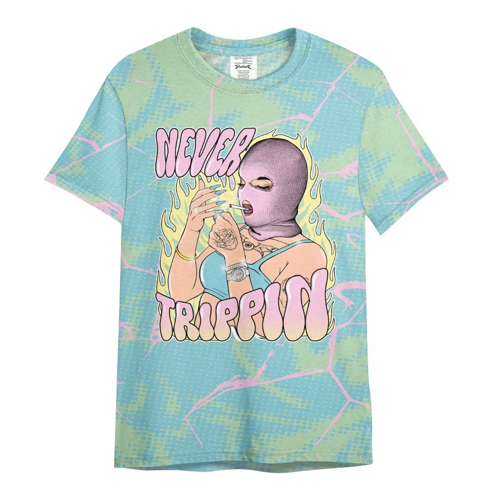 Shirt To Match SB Dunk Low Visty - Ne'er Trippin' Unique Crack All Over Print