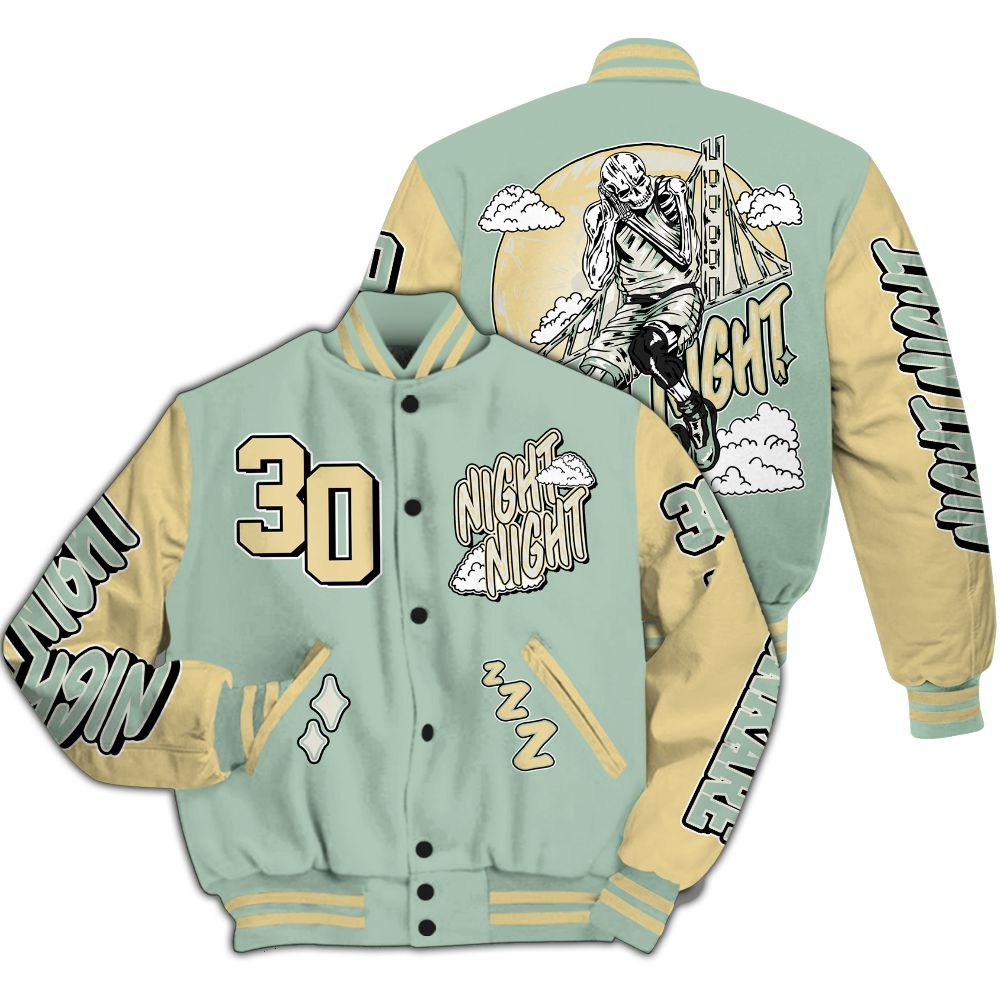 Varsity Jacket To Match Joins Year Of The Snake 5s - Seeya Skeleton All Over Print