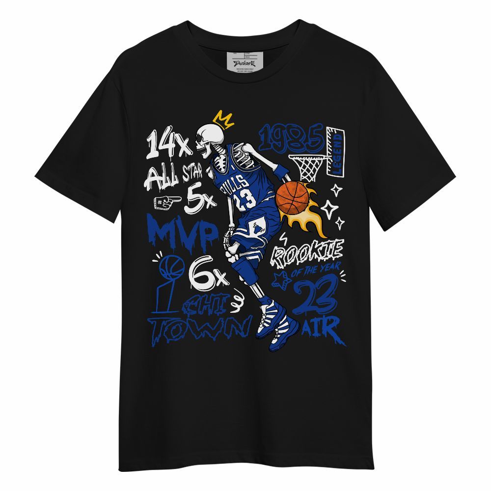 Shirt To Match Air Foamposite One Royal - 1985 Legend Skeleton Unisex Shirt