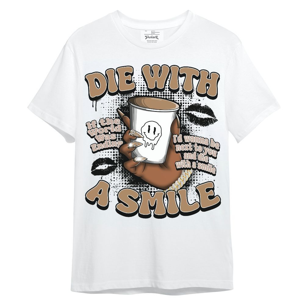 Shirt To Match Kobe 4 Gold Medal - Die With A Smile Graphic Unisex Shirt