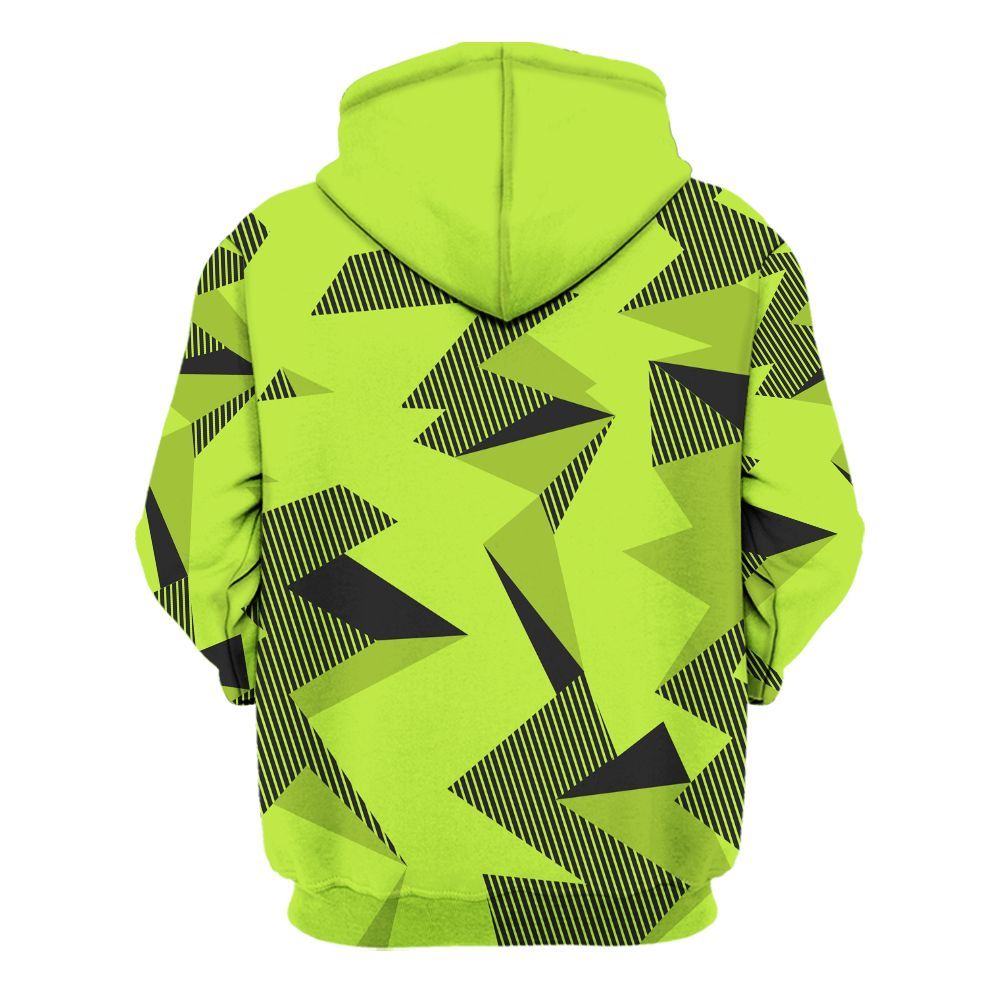 Hoodie To Match Air Force 1 Low Dance Volt - Geometric Camouflage Pattern All Over Print