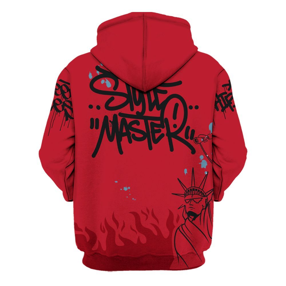 Hoodie To Match Retro Raging Bull 5s - Graphic Fck Around Find Out All Over Print