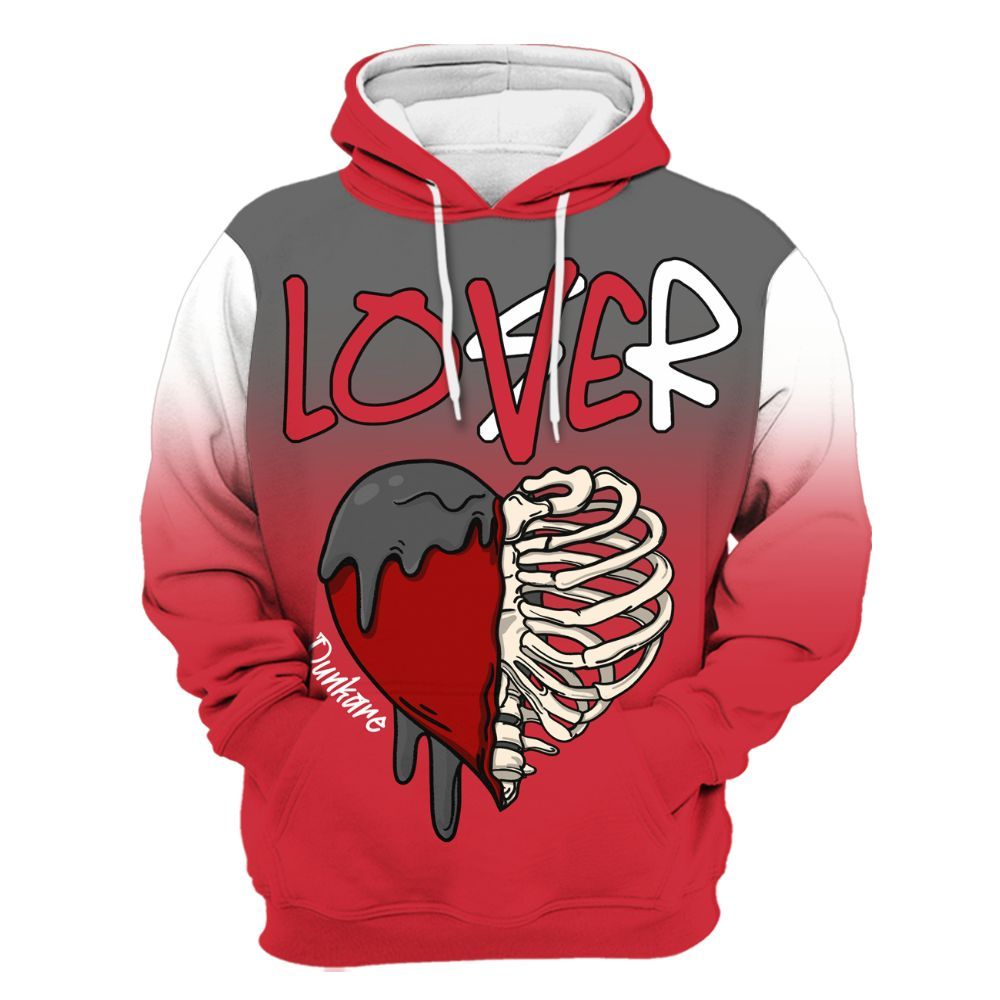 Hoodie To Match Bunny 2025 8s - Loser Lover Dripping All Over Print
