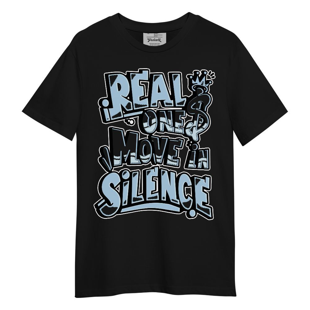 Shirt To Match Foamposite One Psychic Blue - Ones Move In Silence Graphic