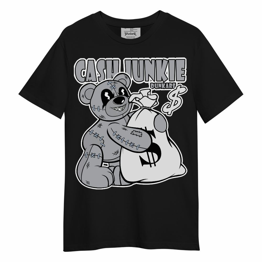 Shirt To Match Low OG Wolf Grey 1s - Cashs Junkie Bear Unisex Shirt