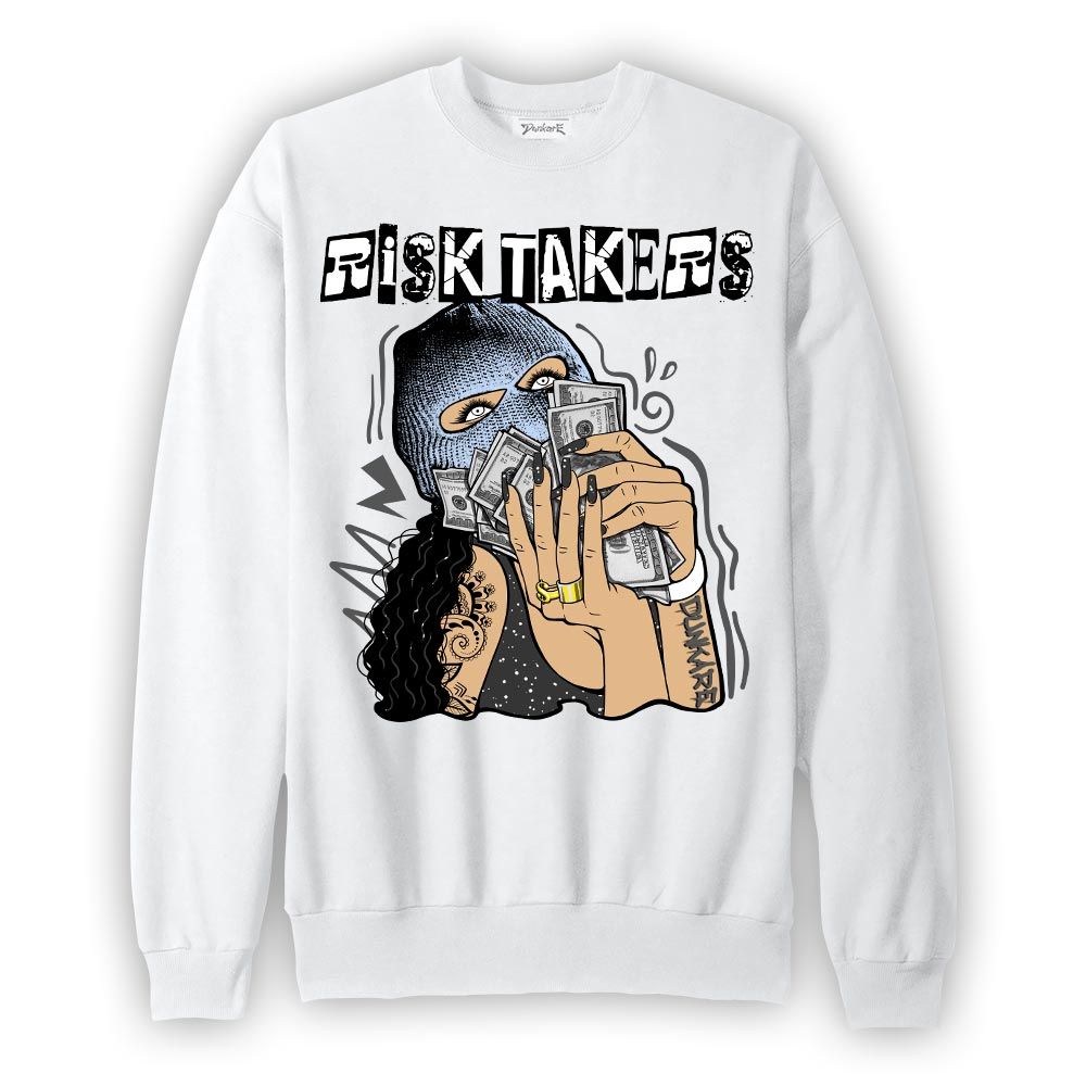 Sweatshirt To match Reverse Black White 6s Sweatshirt - Risk Takers 2 Unique Graphic