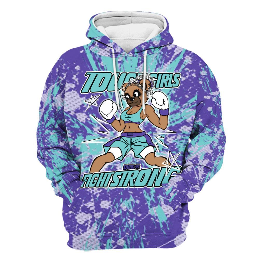 Hoodie To Match Low Hornets 1s - Gritty Girls Bear Luxury All Over Print