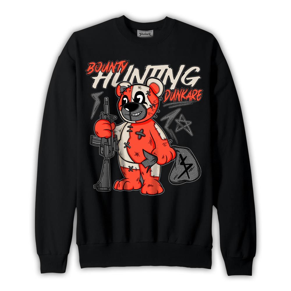 Sweatshirt To match Georgia Peach 3s Sweatshirt - Bounty Hunting Bear Graphic 1605 NCMD