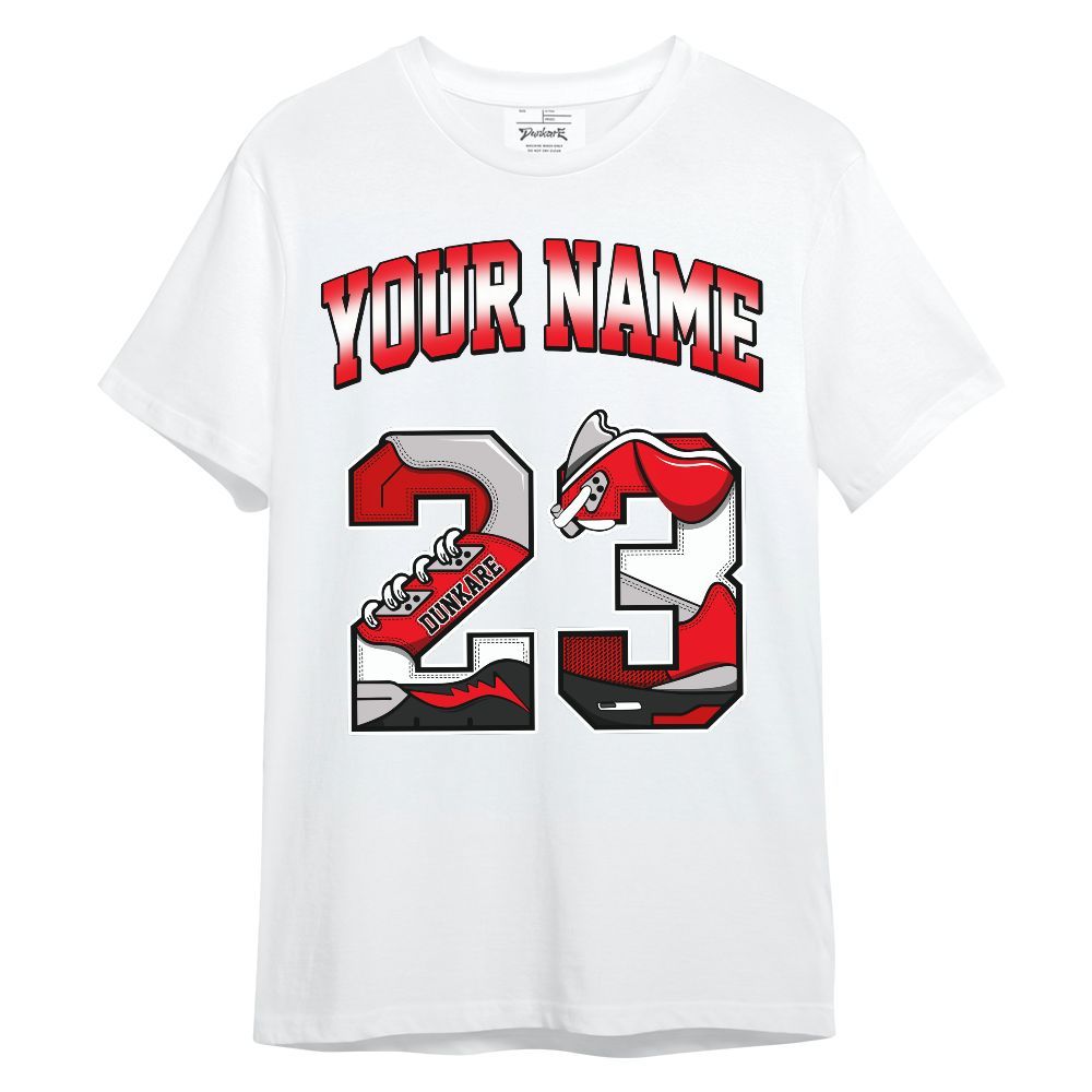 Shirt To Match Air Max 1 Low Poly - Custom Name Number 23 5s Unisex Shirt
