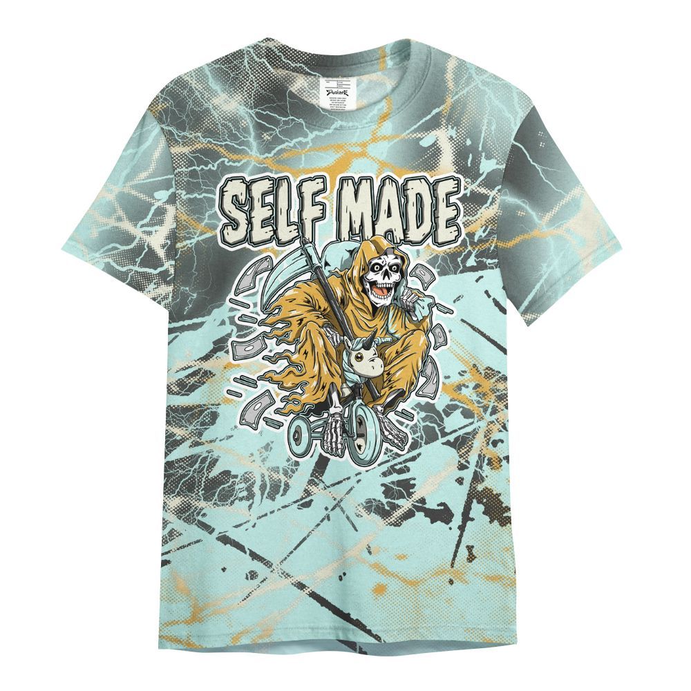 Shirt To Match Pure Platinum 4s - Self Make Skeleton Profound All Over Print