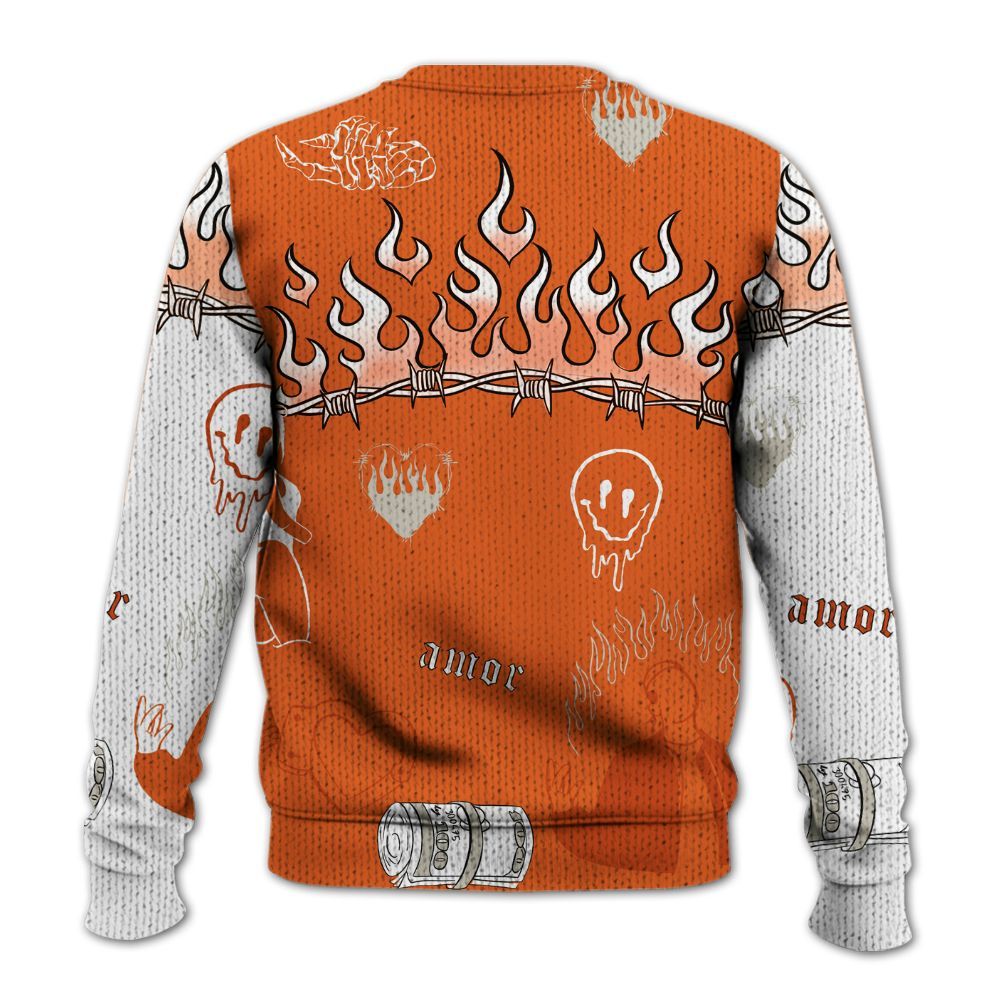 Knitted Sweater To Match High OG Starfish 1s - Snake Trust No One