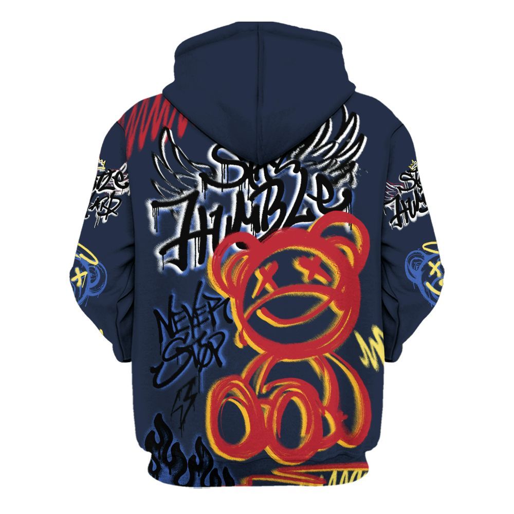 Hoodie To Match Dunk Low COJP What The 2024 - Humble Drip Streetwear Graffity All Over Print
