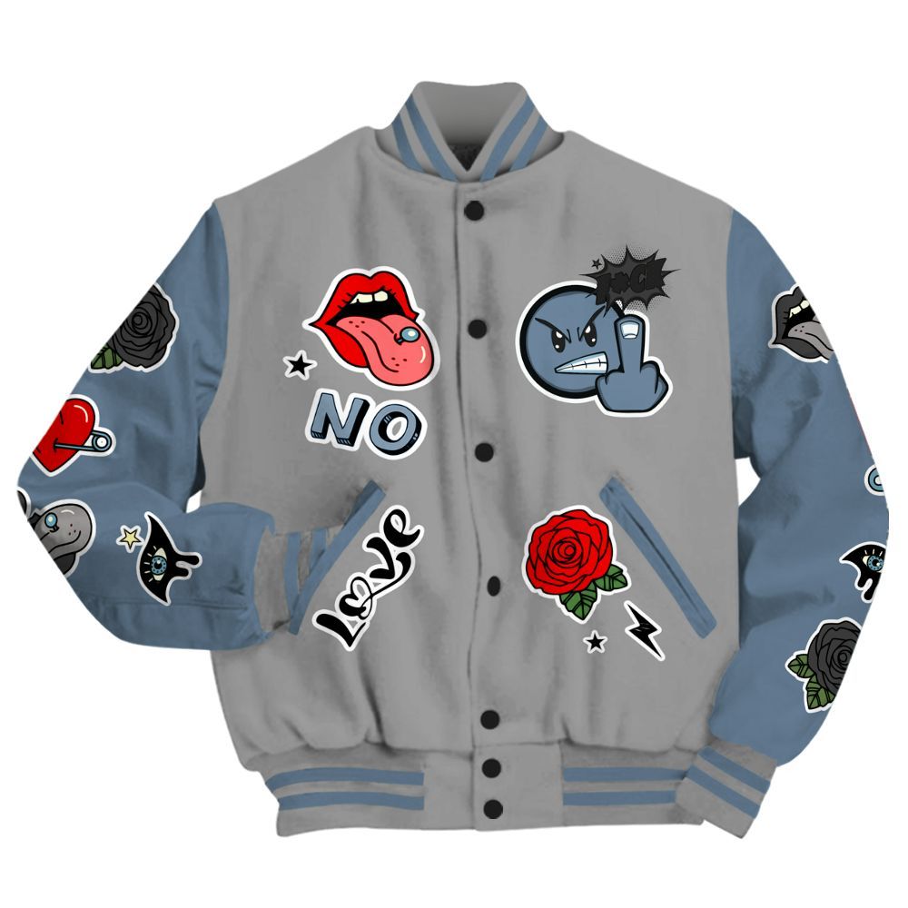 Varsity Jacket To Match Black Chrome 6s - FK Around Find Out All Over Print