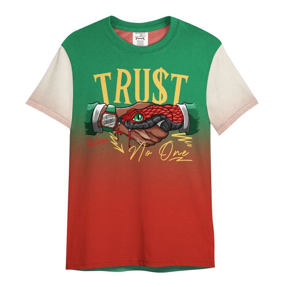 Shirt To Match Retro El Vuelo 3s Shirt, Snake Trust No One Drip All Over Print