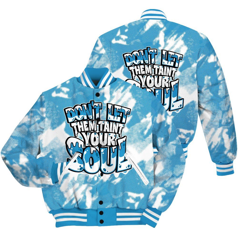 Varsity Jacket To Match Powder Blue 9s Shirt - Never Taint Your Soul Shirt Unisex Oufit All Over Print