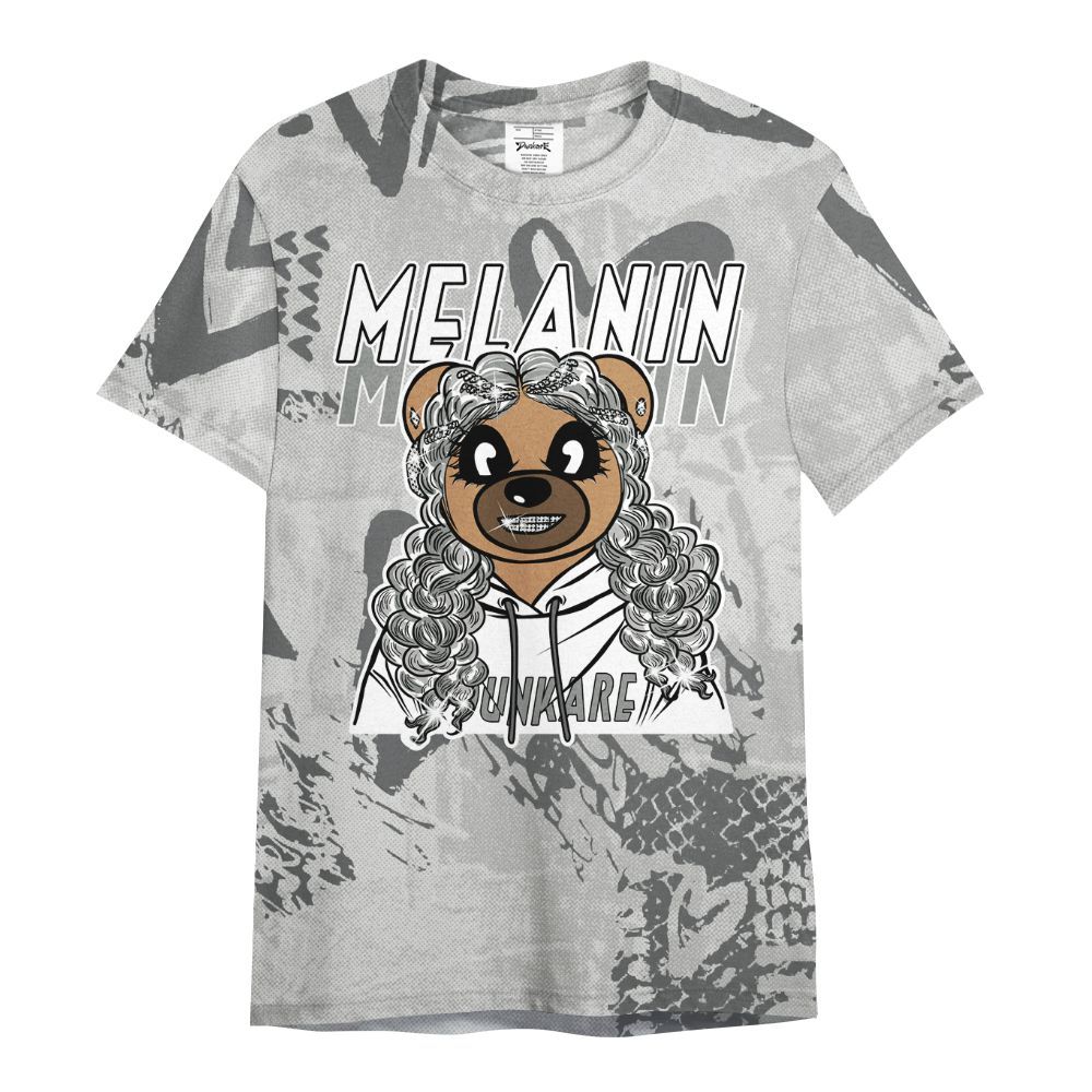 Shirt To Match Retro Wet Cement 4s - Pigments Bear Heart Grunge All Over Print
