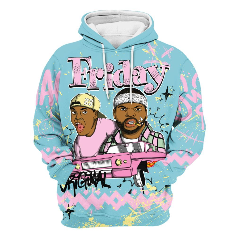 Hoodie To Match SB Dunk Low Visty - Friday Sneaker Crayon All Over Print