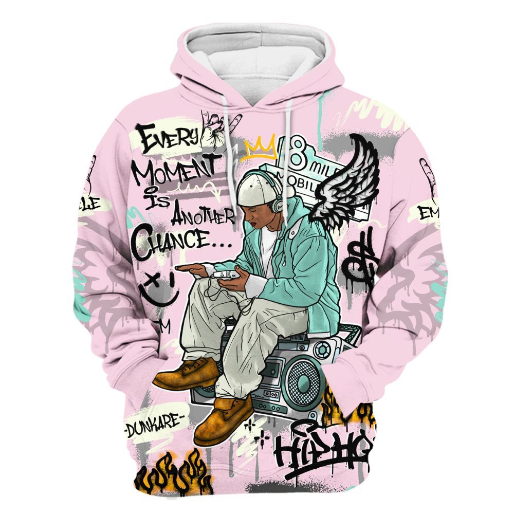 Hoodie To Match Retro Easter 5s - 8Mile Movie Graffiti All Over Print